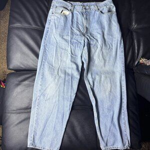 Levis 560 Men's Tapered Leg Jeans Blue Denim Comfort Baggy Light Wash W38 L32